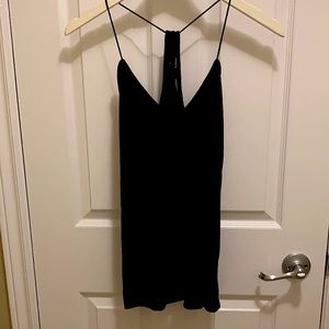 Black velvet Theory cami, new with tags